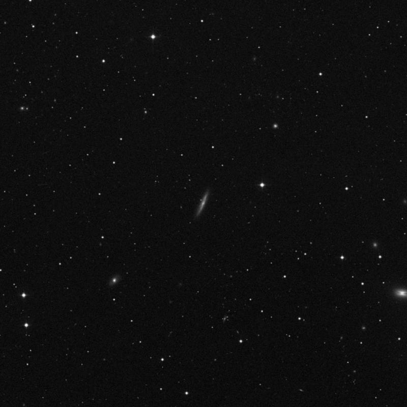 Image of IC 3322 - Intermediate Spiral Galaxy in Virgo star