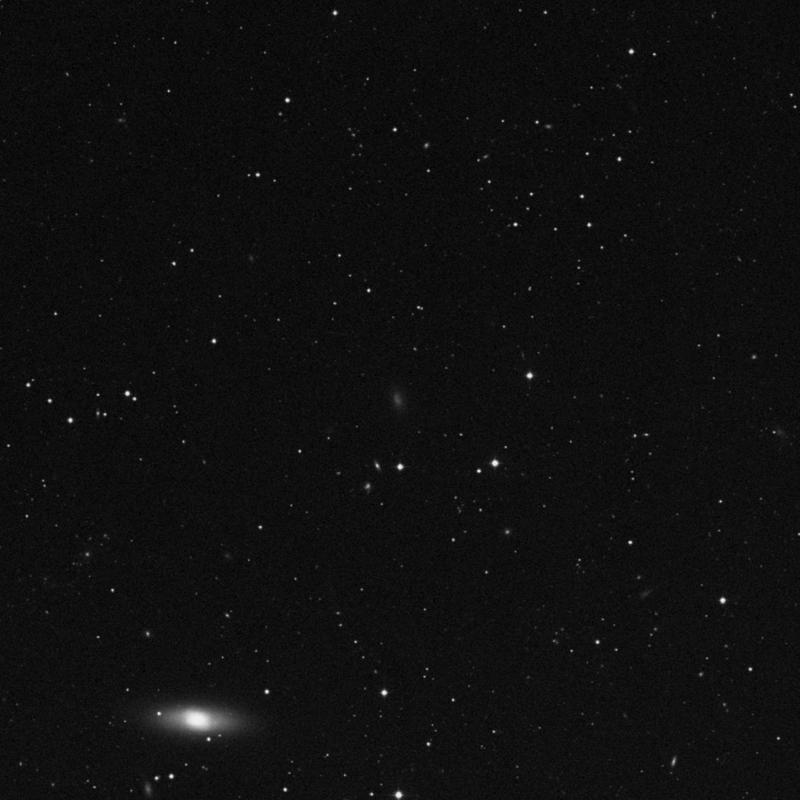 Image of IC 3374 - Irregular Galaxy in Virgo star