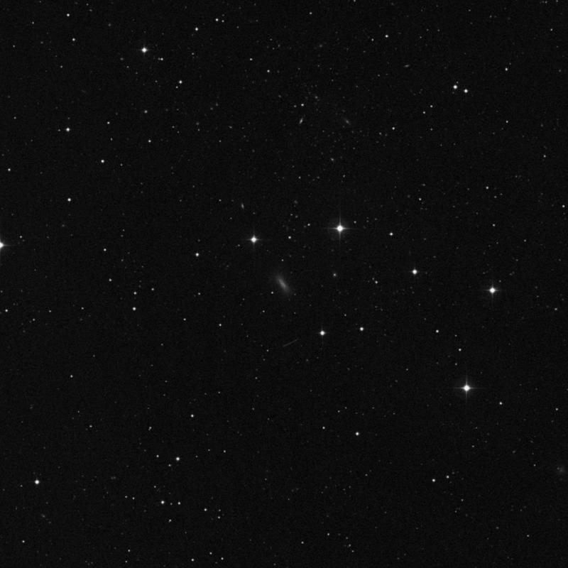 Image of IC 3518 - Irregular Galaxy in Virgo star