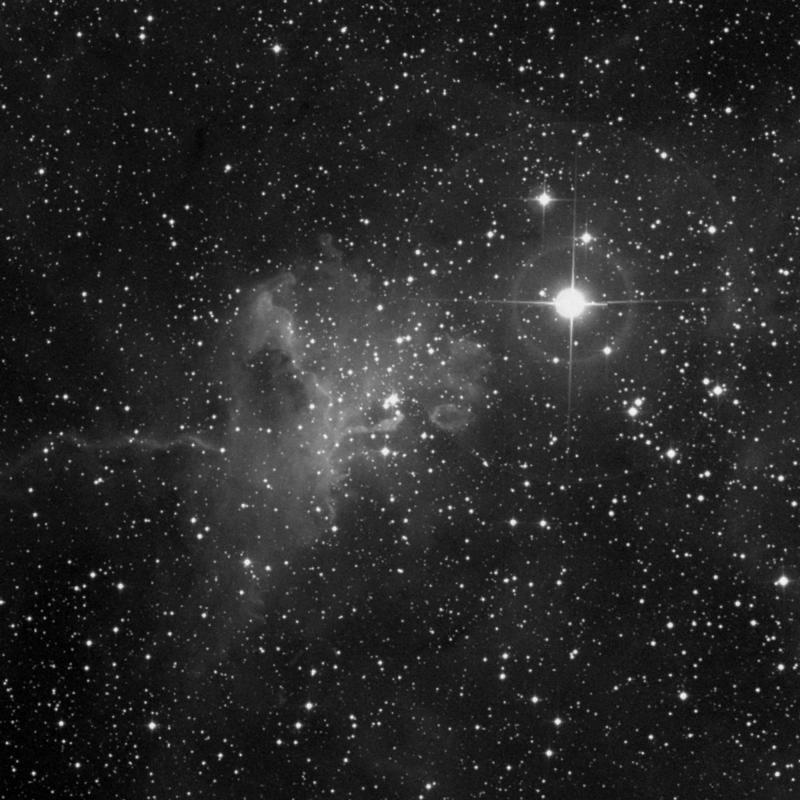 Image of IC 417 - HII Ionized region in Auriga star