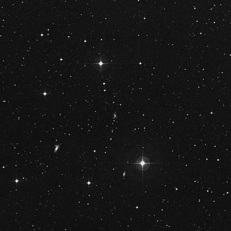 Image of IC 4363 - Spiral Galaxy in Virgo star