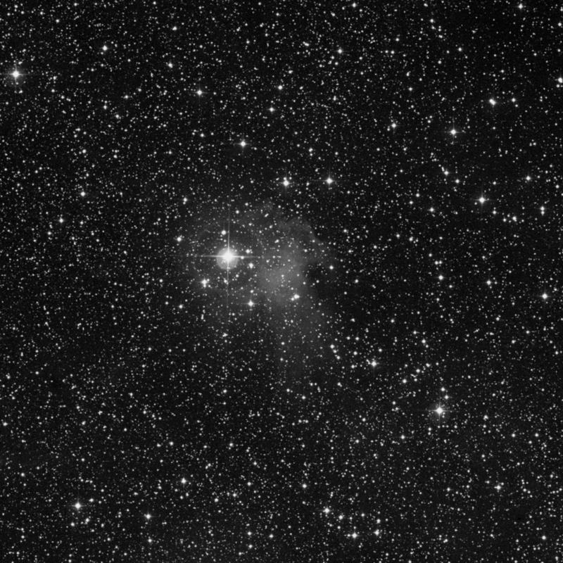 Image of IC 5076 - Reflection Nebula in Cygnus star