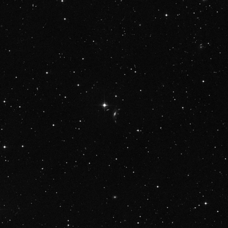 Image of IC 528 - Spiral Galaxy in Cancer star