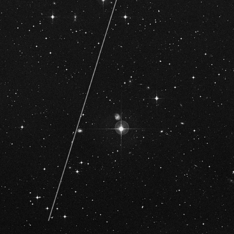 Image of IC 592 - Spiral Galaxy in Sextans star