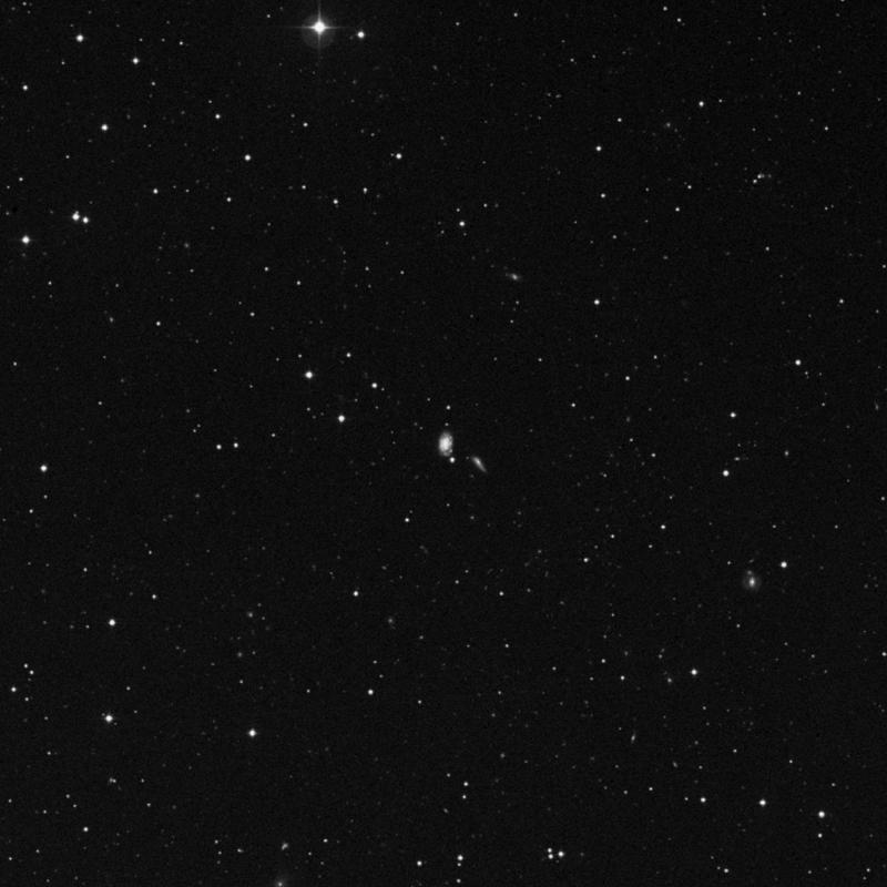 Image of IC 602 - Spiral Galaxy in Leo star
