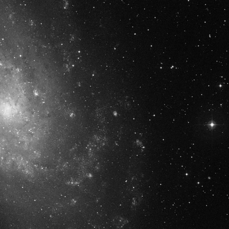 Image of NGC 588 - HII Ionized region in Triangulum star