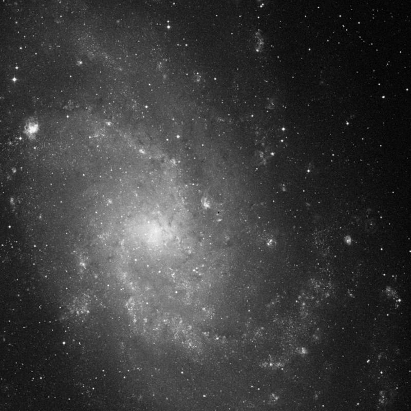 Image of NGC 595 - HII Ionized region in Triangulum star
