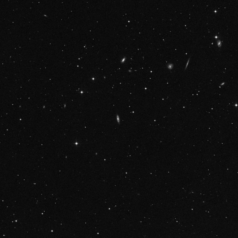 Image of IC 699 - Intermediate Spiral Galaxy in Leo star