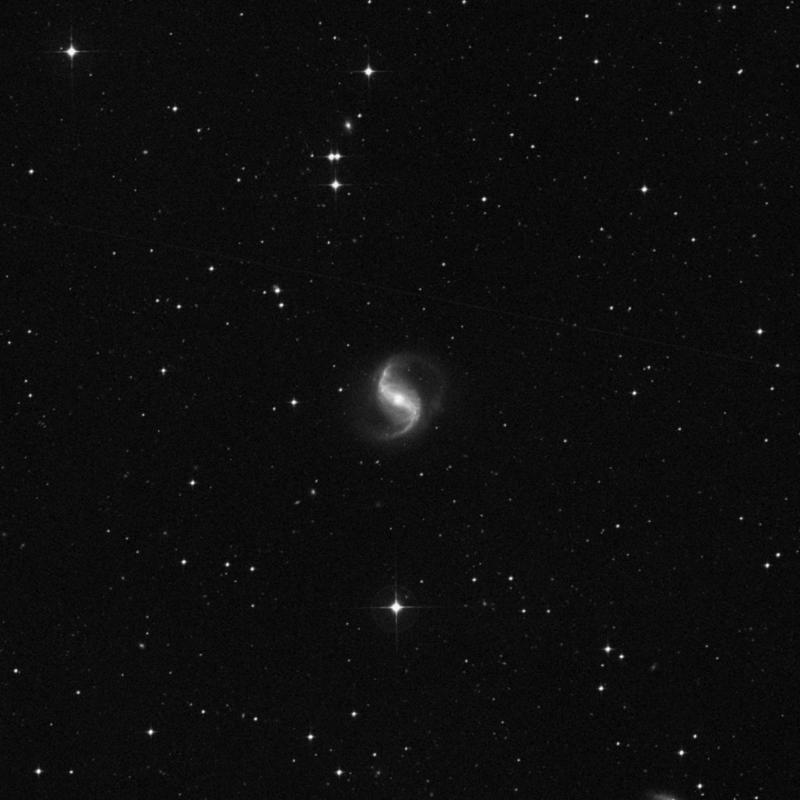 Image of NGC 986 - Spiral Galaxy in Fornax star