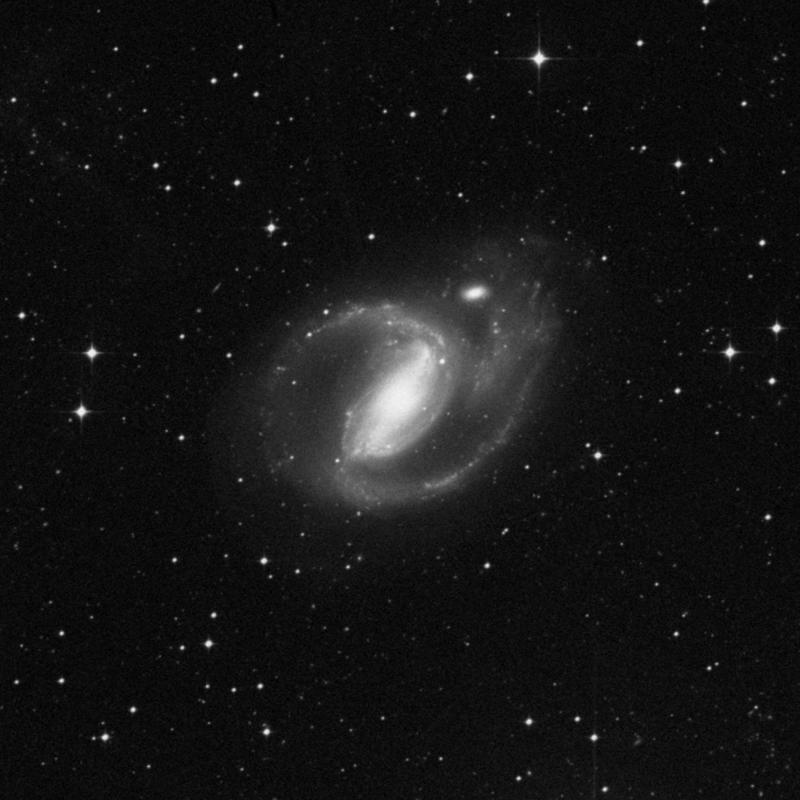 Image of NGC 1097 - Barred Spiral Galaxy in Fornax star