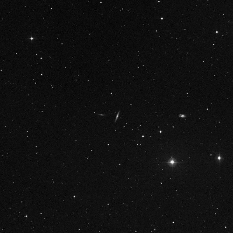 Image of IC 727 - Spiral Galaxy in Leo star