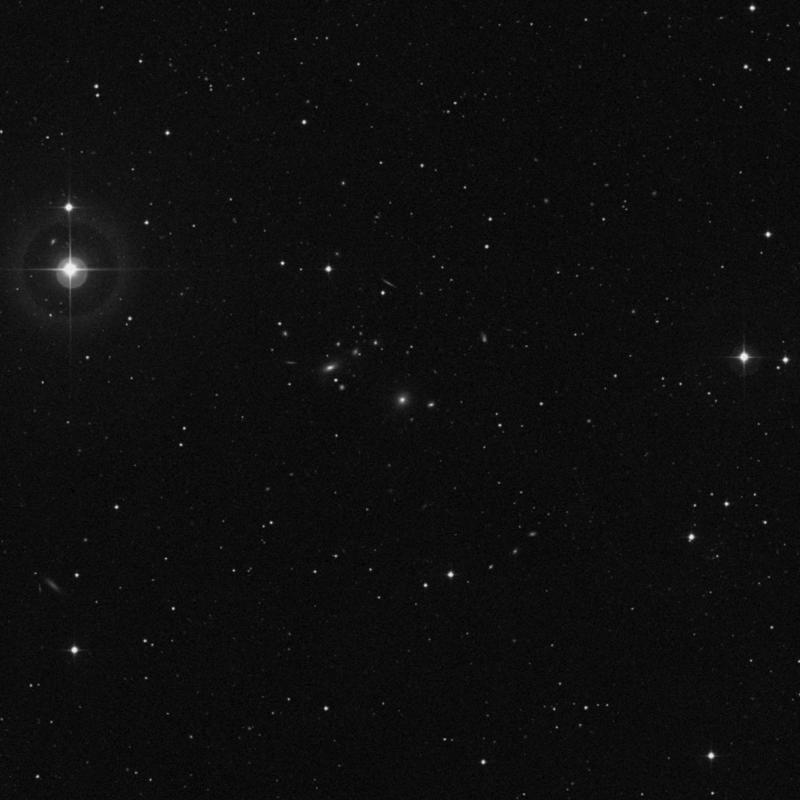 Image of IC 815 - Elliptical Galaxy in Virgo star
