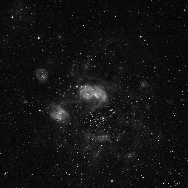 Image of NGC 1763 - Star Cluster + Nebula in Dorado star
