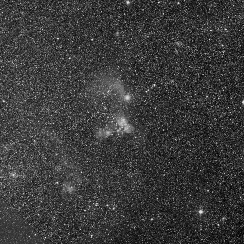 Image of NGC 1876 - Star Cluster + Nebula in Dorado star