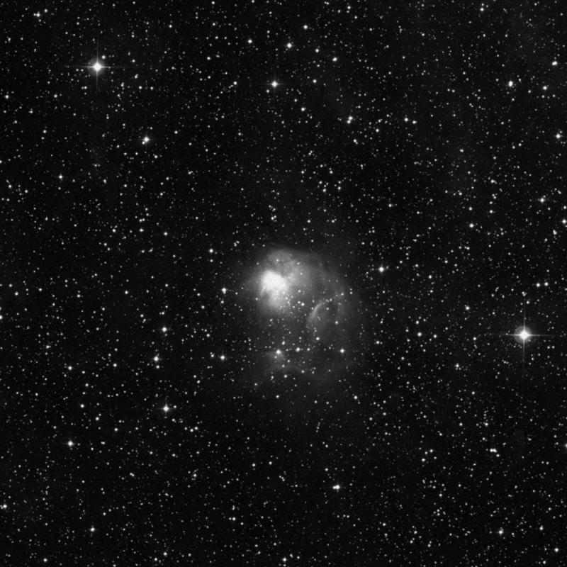 Image of NGC 1931 - Star Cluster + Nebula in Auriga star