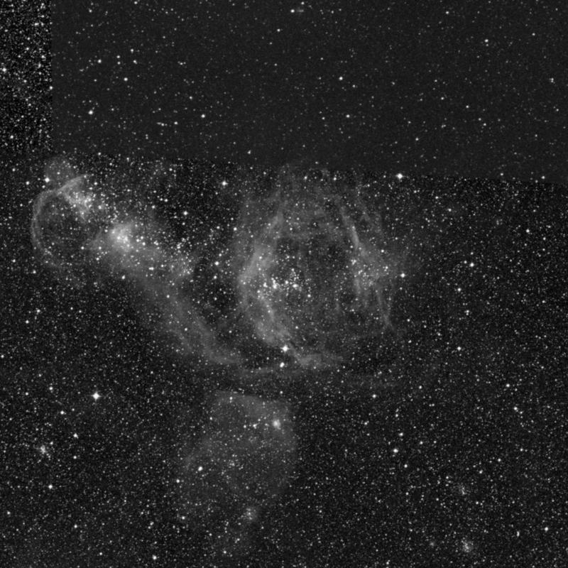 Image of NGC 1955 - HII Ionized region in Dorado star