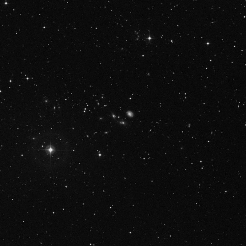 Image of NGC 2686A - Elliptical Galaxy in Ursa Major star