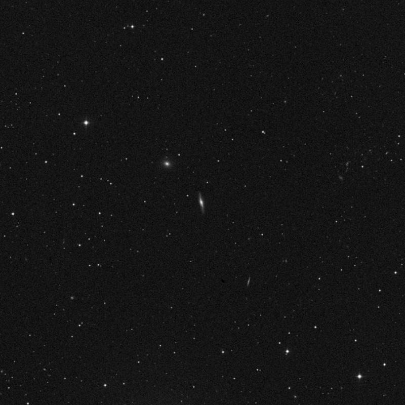 Image of IC 881 - Barred Spiral Galaxy in Coma Berenices star