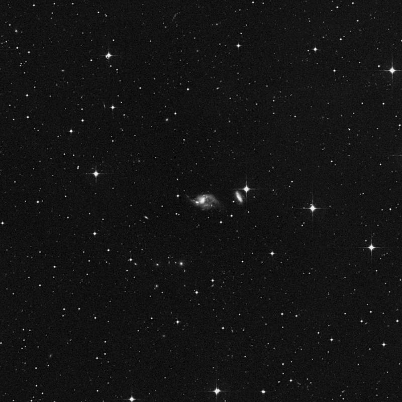 Image of NGC 3023 - Intermediate Spiral Galaxy in Sextans star