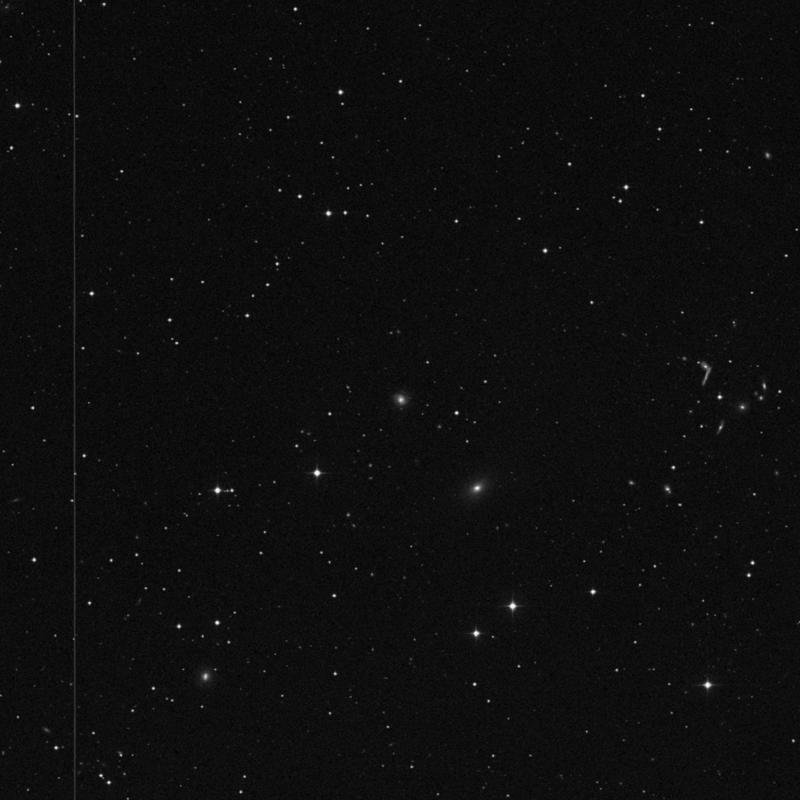 Image of NGC 3080 - Intermediate Spiral Galaxy in Leo star