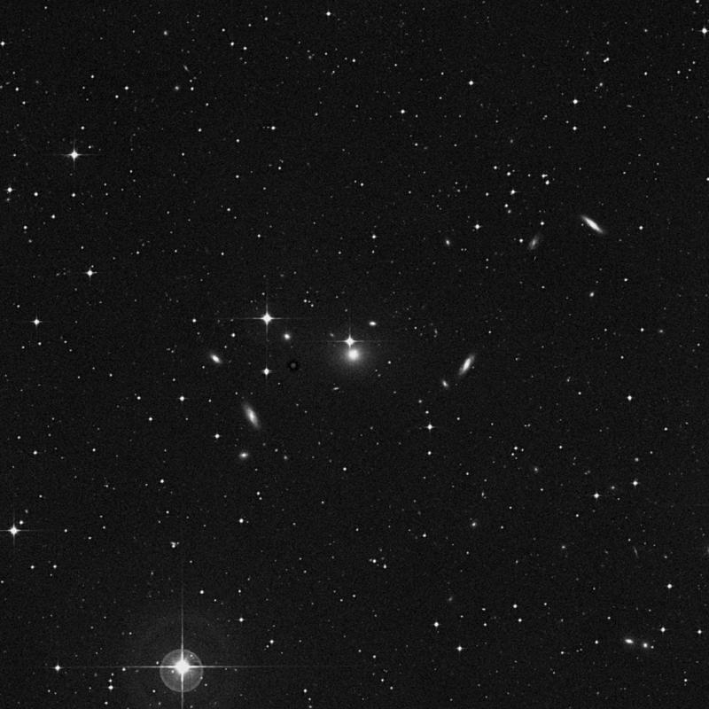 Image of NGC 3090 - Elliptical Galaxy in Sextans star