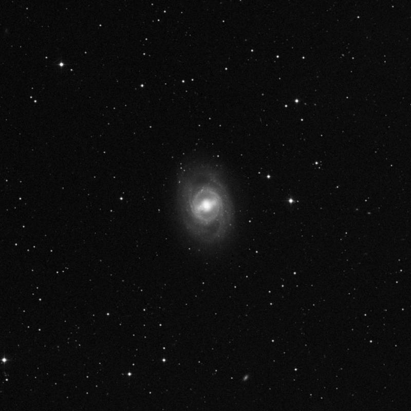 Image of Messier 95 - Spiral Galaxy in Leo star