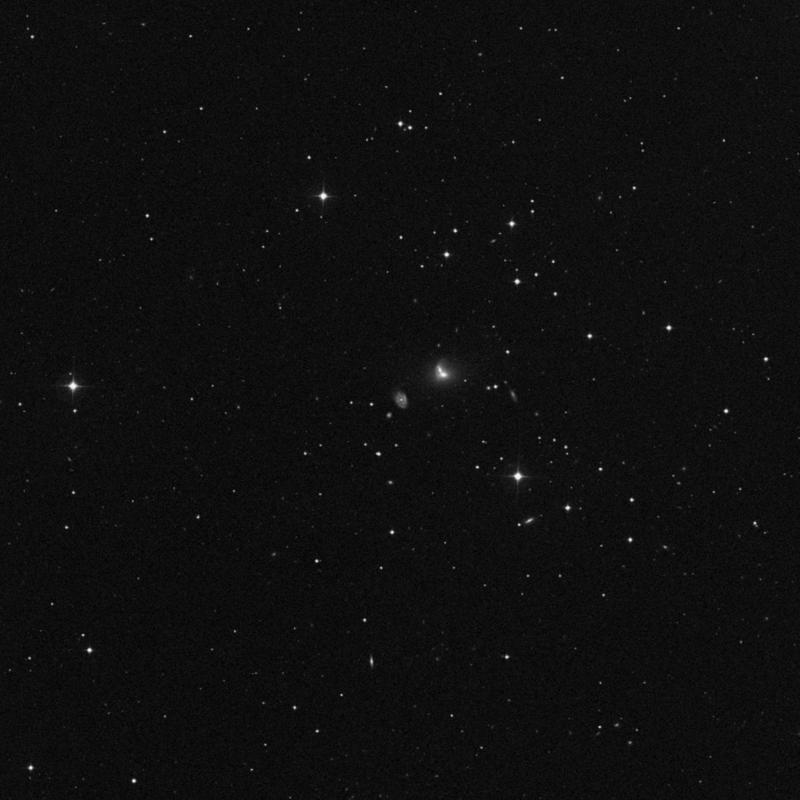 Image of NGC 3410 - Intermediate Spiral Galaxy in Ursa Major star