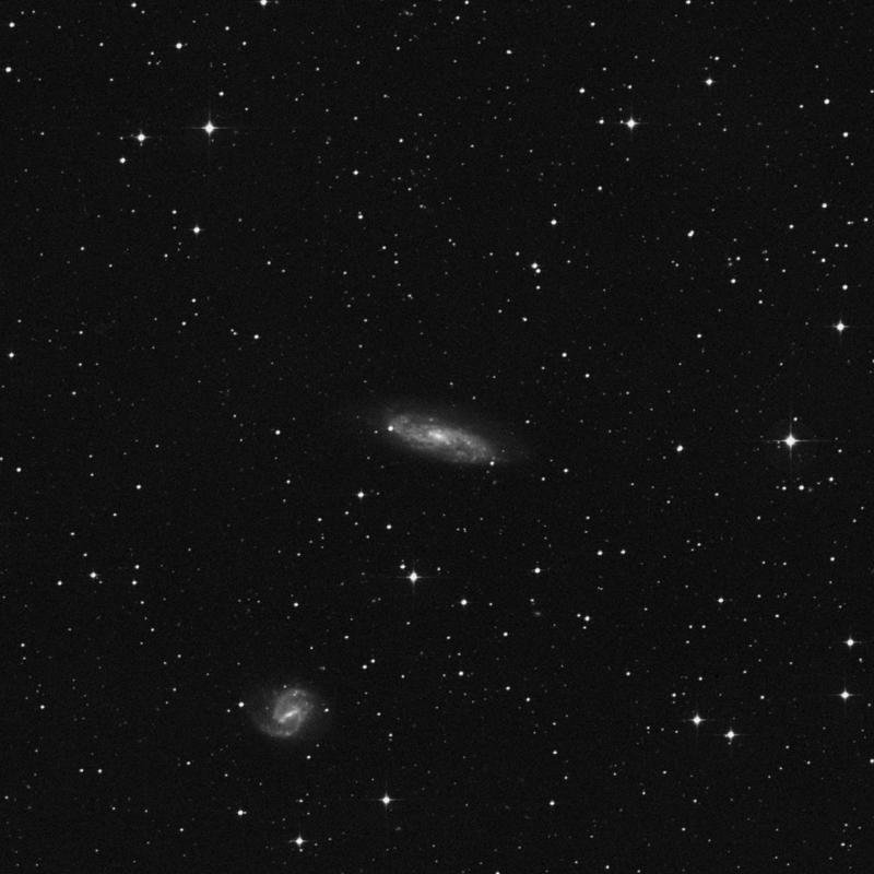 Image of NGC 3511 - Intermediate Spiral Galaxy in Crater star