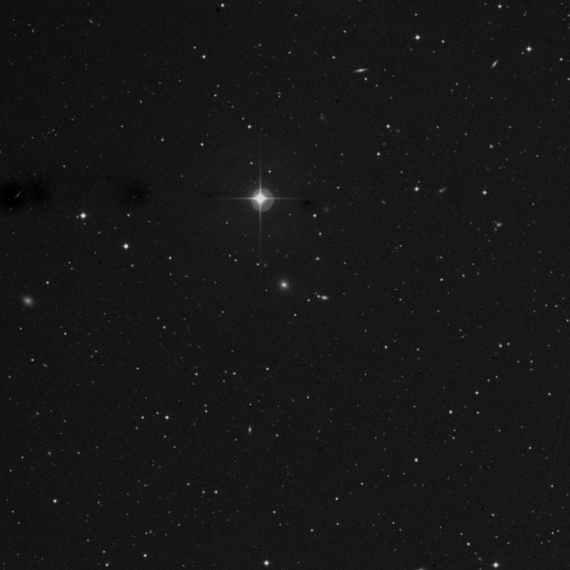 Image of IC 986 - Elliptical/Spiral Galaxy in Virgo star