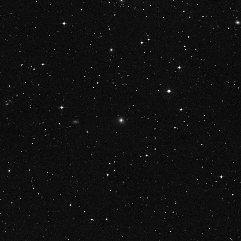 Image of NGC 3734 - Intermediate Spiral Galaxy in Crater star