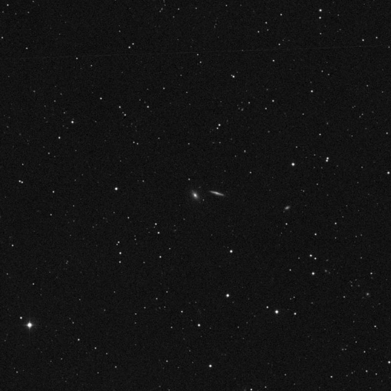 Image of NGC 3907 - Elliptical/Spiral Galaxy in Virgo star