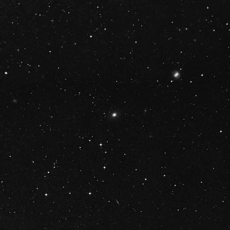 Image of NGC 3967 - Elliptical/Spiral Galaxy in Crater star