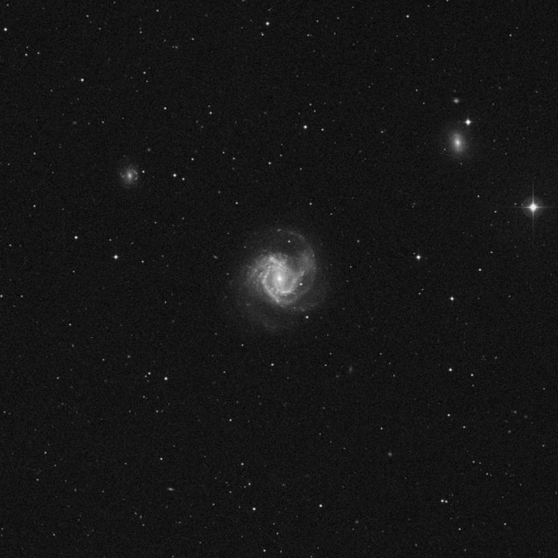 Image of Messier 61 (Swelling Spiral) - Spiral Galaxy in Virgo star