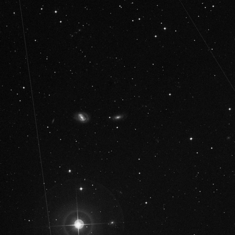 Image of NGC 4284 - Spiral Galaxy in Ursa Major star
