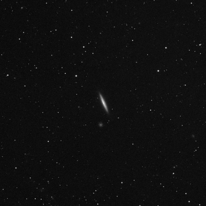 Image of NGC 4307 - Barred Spiral Galaxy in Virgo star