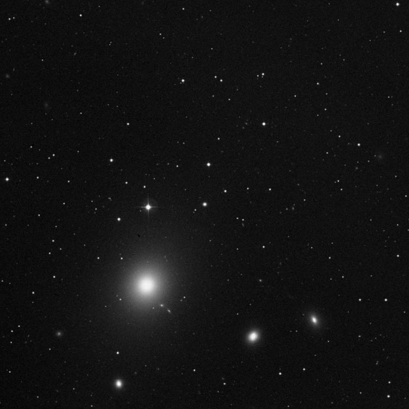 Image of NGC 4486B - Elliptical Galaxy in Virgo star