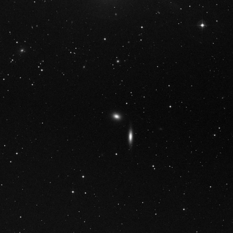 Image of NGC 4551 - Elliptical Galaxy in Virgo star