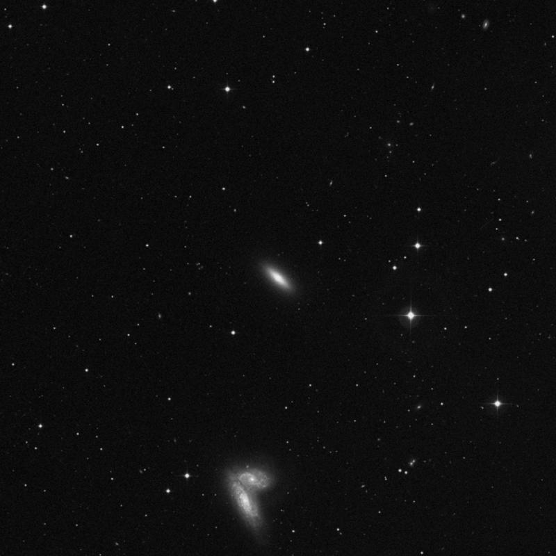 Image of NGC 4564 - Elliptical Galaxy in Virgo star