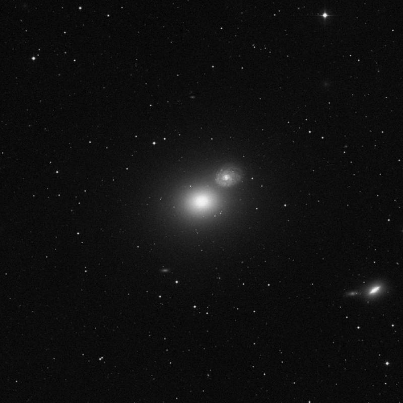 Image of Messier 60 - Elliptical Galaxy in Virgo star