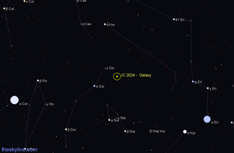 IC 2024 Galaxy in Reticulum