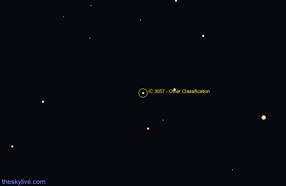 Finder chart IC 3057 - Other Classification in Centaurus star