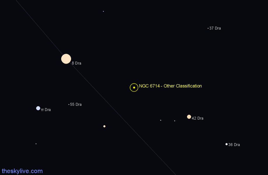 Finder chart NGC 6714 - Other Classification in Draco star