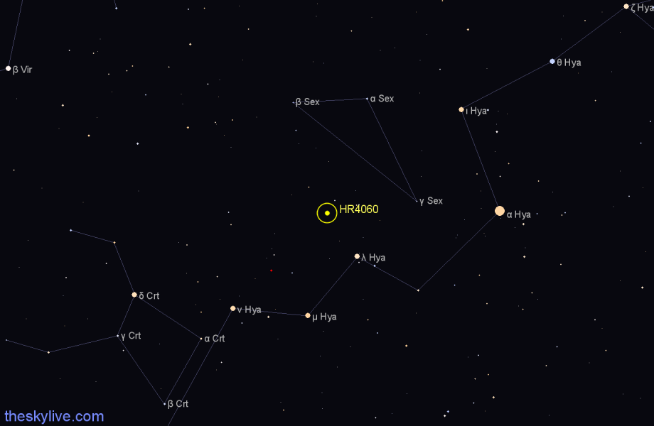 Finder chart HR4060 star