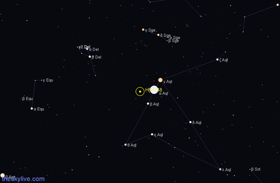 Finder chart HR7648 star