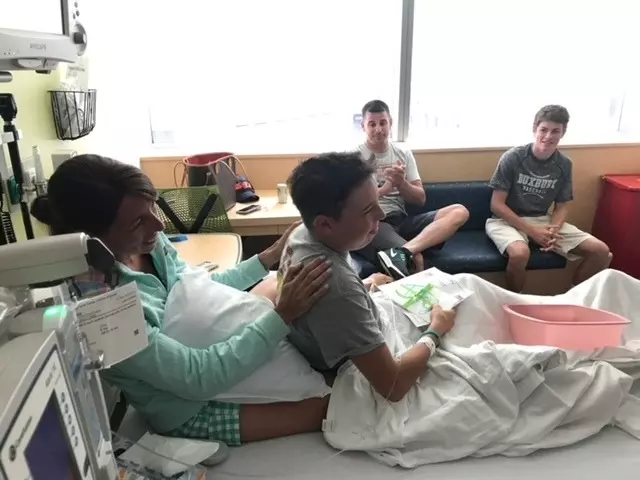 Tony Achille in the hospital.webp