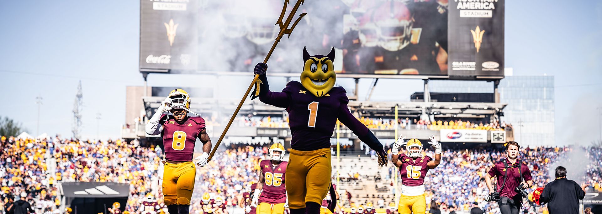 Sparky at Football 2025 Banner