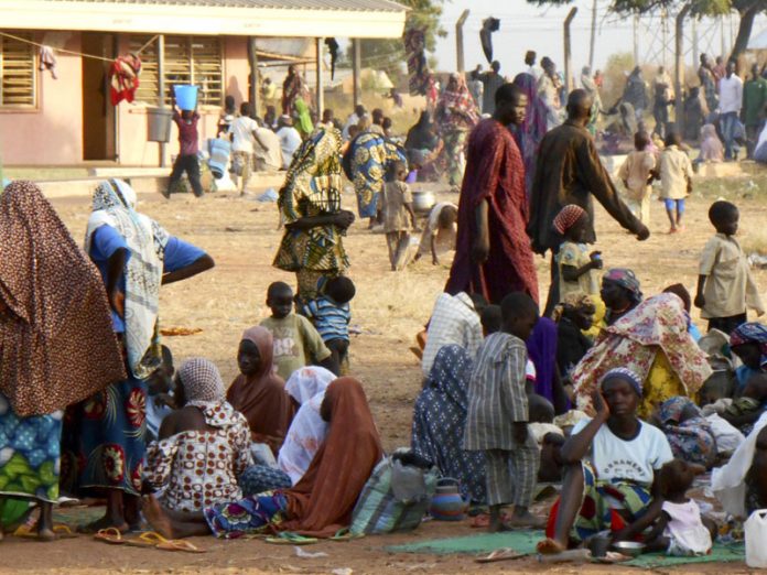 5e0a2278 idp camp Fire Destroys 140 shelters in Borno IDPs Camp