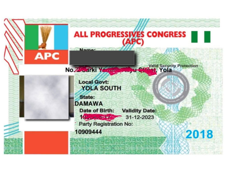 Adamawa Apc Primaries Group Allege Fake Membership Cards Result Fill Outs Thisdaylive