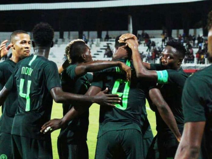 59d95161 super eagles celebrating Star Lager Backs S'Eagles to Shine against Seychelles