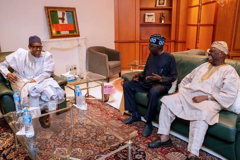 Image result for Im For Sanwo-Olu - Buhari Meets Tinubu, Akande Ahead Of Lagos APC Primary